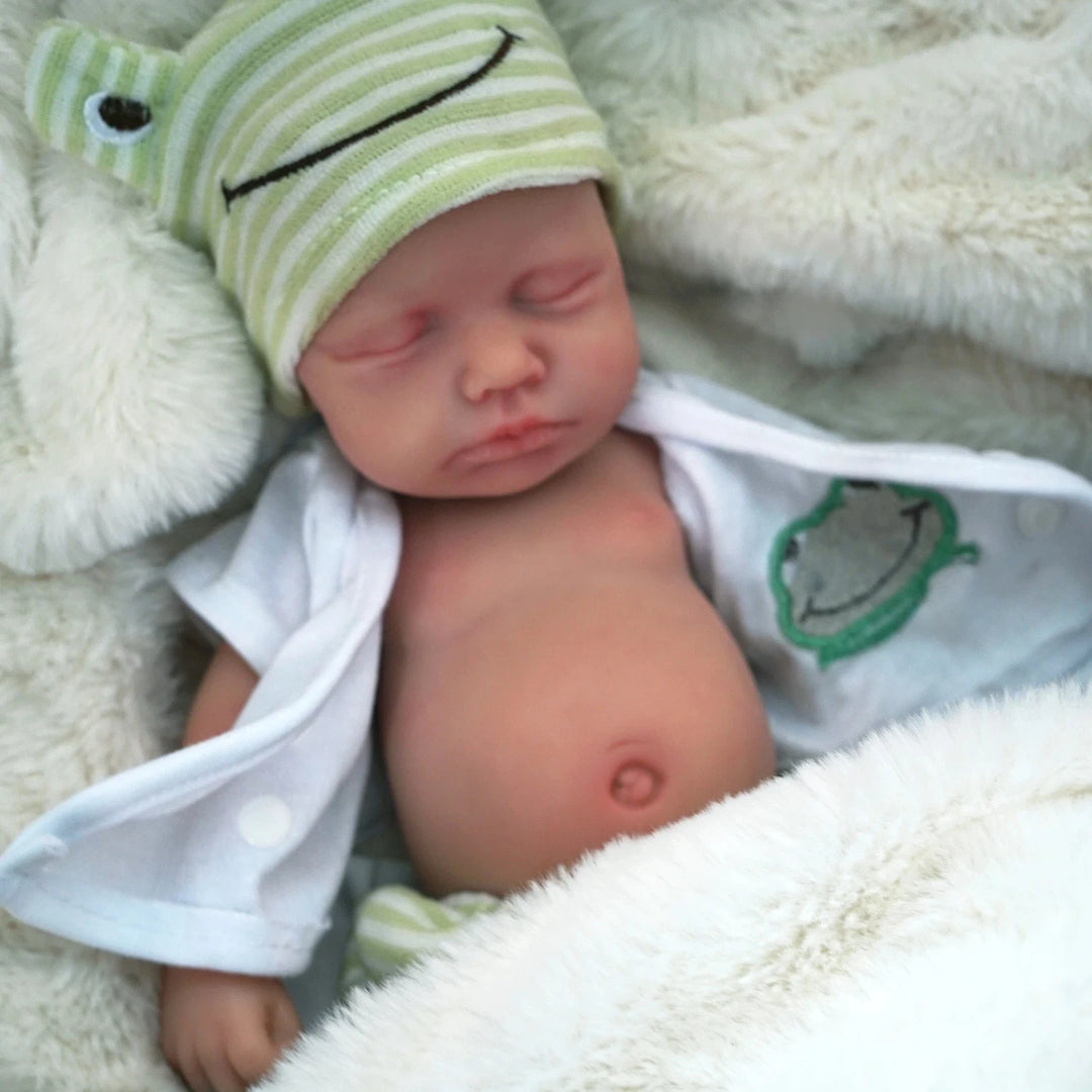 12" 30Cm Boy Micro Preemie Full Body Silicone Baby Doll Lifelike Mini Reborn Doll Surprice Children Anti-Stress My Melody