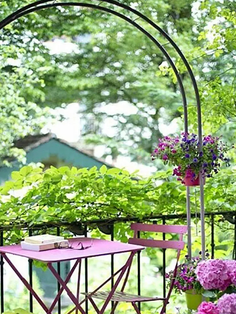 Gardening Wedding Outdoor Arch Iron Wedding Flower Stand Metal Wedding Arch Garden Climbing Plant Support Trellis Arch