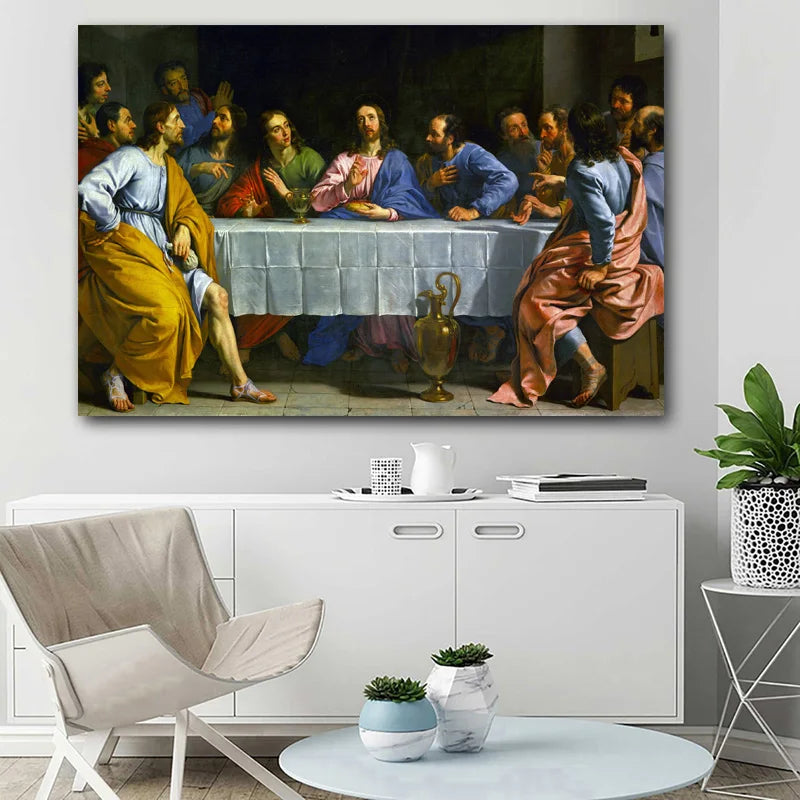 Religious Jesus The God Old Painting Wall Art Posters Canvas Prints Artwork paintings for Living Room Decor