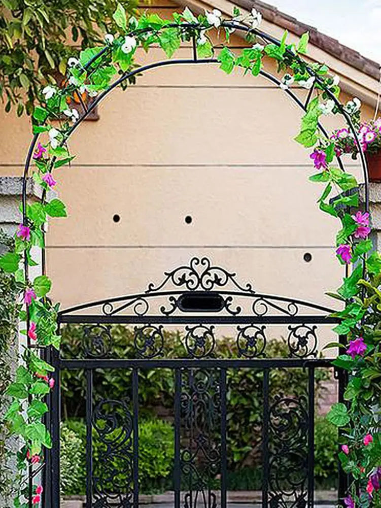 Gardening Wedding Outdoor Arch Iron Wedding Flower Stand Metal Wedding Arch Garden Climbing Plant Support Trellis Arch