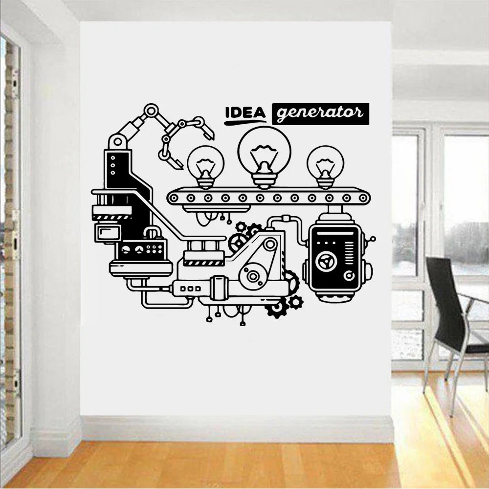 Motivational Large Office Quotes Phrase Vinyl Wall Sticker Decals For Living Room Bedroom Classroom Office Wallpaper Decoration