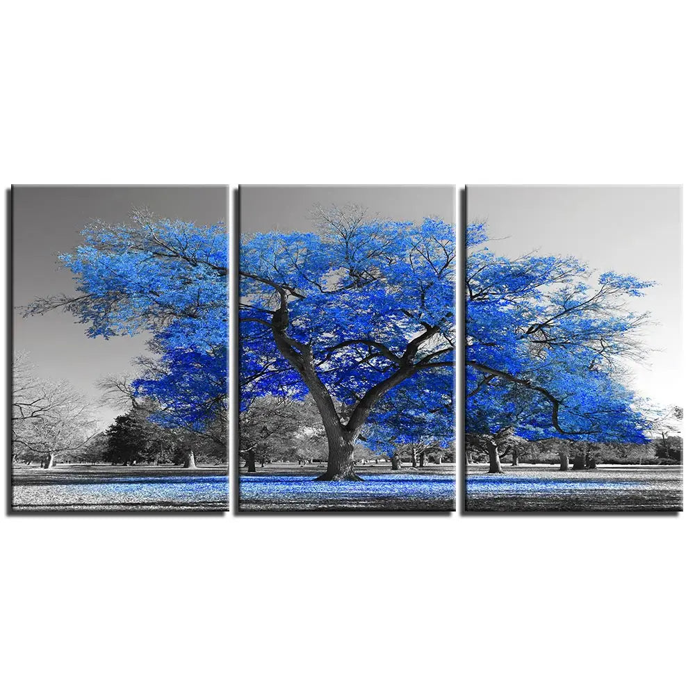 3 Pieces Abstract Tree Paintings HD Prints On Canvas Wall Art Pictures For Your Home Décor