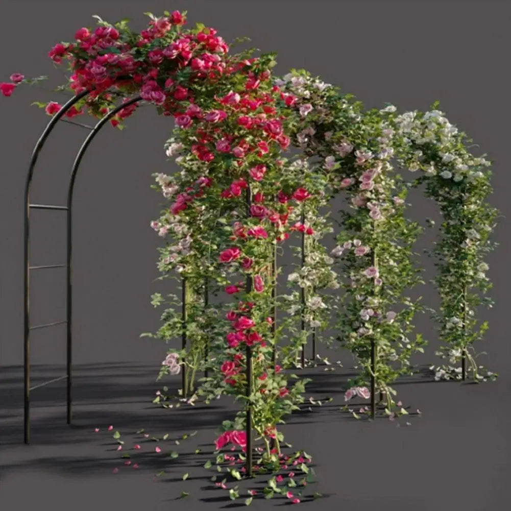 Gardening Wedding Outdoor Arch Iron Wedding Flower Stand Metal Wedding Arch Garden Climbing Plant Support Trellis Arch