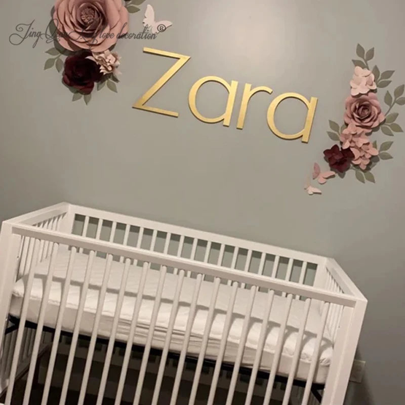 Wooden Name Sign Custom Name Sign Personalized Nursery Decor Wall Decor Name Sign for Nursery