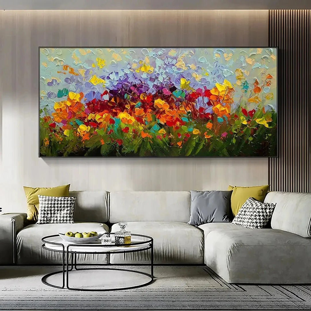 Abstract Flower Poster, Print on Canvas, for Modern Living Room, Home Décor