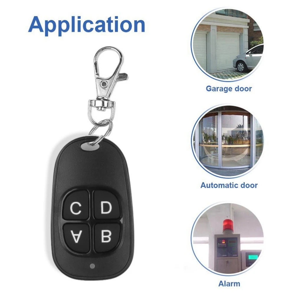 433Mhz Remote Control 4CH Auto Copy Opener Controller For CAME Duplicate Key Fob 433.92mhz Cloning Gate Garage Transmitter