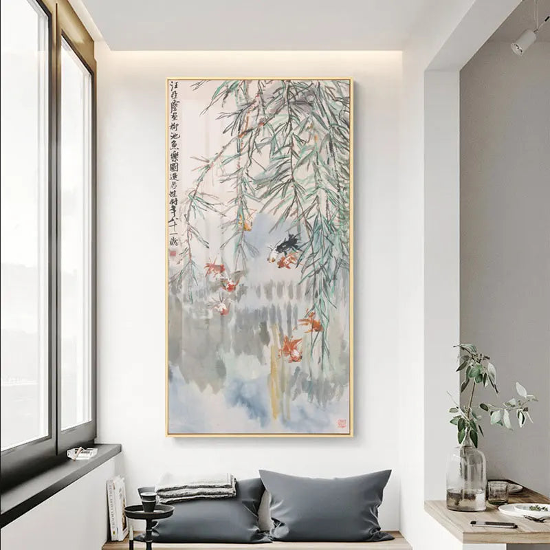 World Famous Ancient Artwork Chinese Style Landscape Wall Art Canvas Painting Poster Picture Print Office Living Room Home Décor