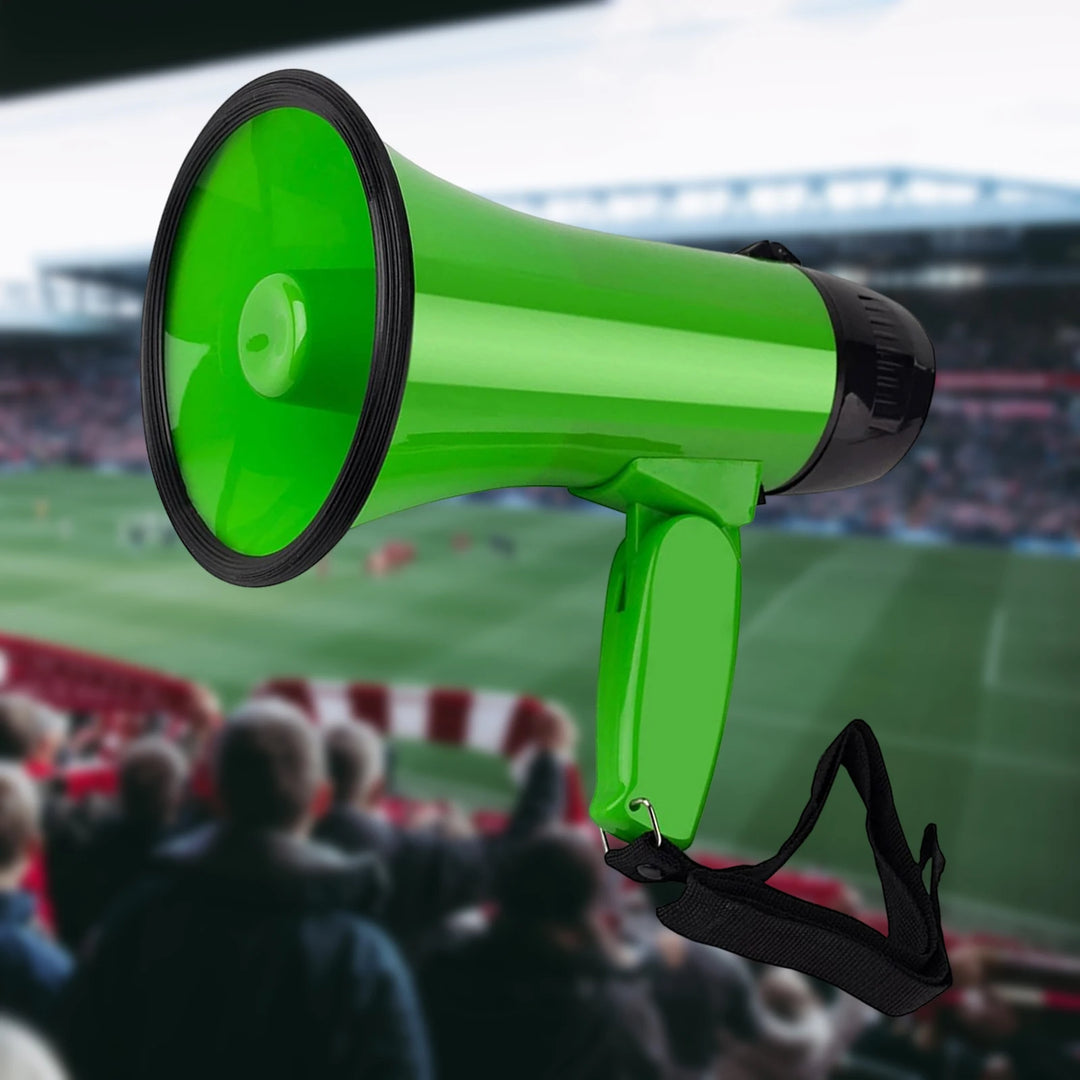 Handheld Bullhorn Megaphone Voice Lightweight Bullhorn Speaker Alarm for Football Outdoor Microphone Loudspeaker Adjustable