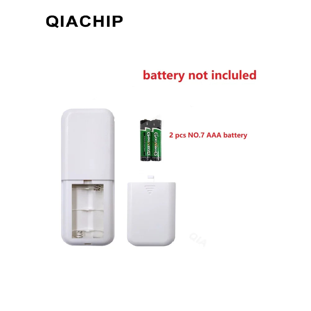 QIACHIP Wireless Remote Control Light Switch 220V Receiver Transmitter ON/OFF Digital 1/2/3 Way Wall Remote Control Switch Lamp