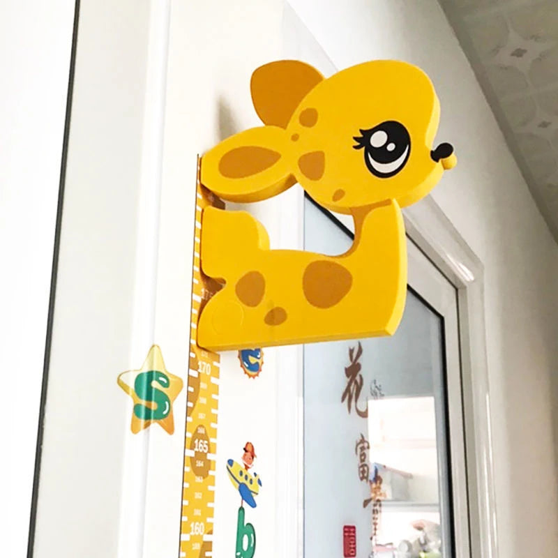 Removable 3d Three-dimensional Cartoon Height Stickers Self-adhesive Children's Magnetic Suction Baby Height Wall Stickers