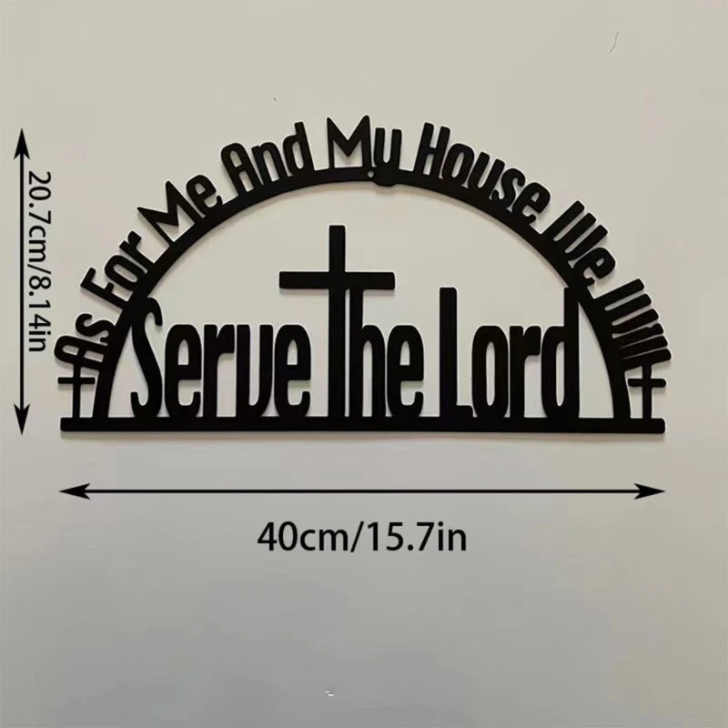 X6HD Faith inspired Metal Sign Christian Bible Wall Decorations Religious Home and Office Decor Enhances Your Interior Styles