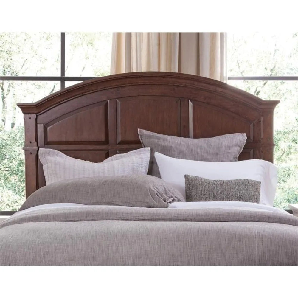 Sedona Cinnamon Cherry King Size Wood Panel Headboard ,Original Bed Headboards Large Bed Headboards