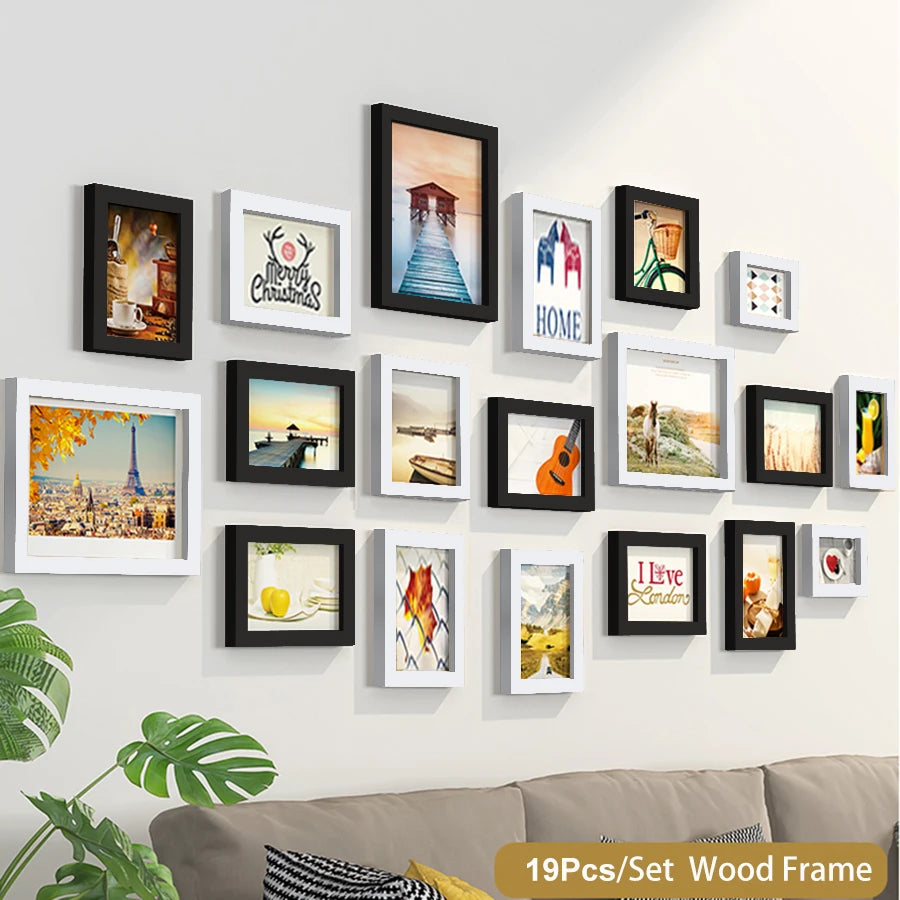 14/19Pcs Photo Frames For Pictures And Wall Décor