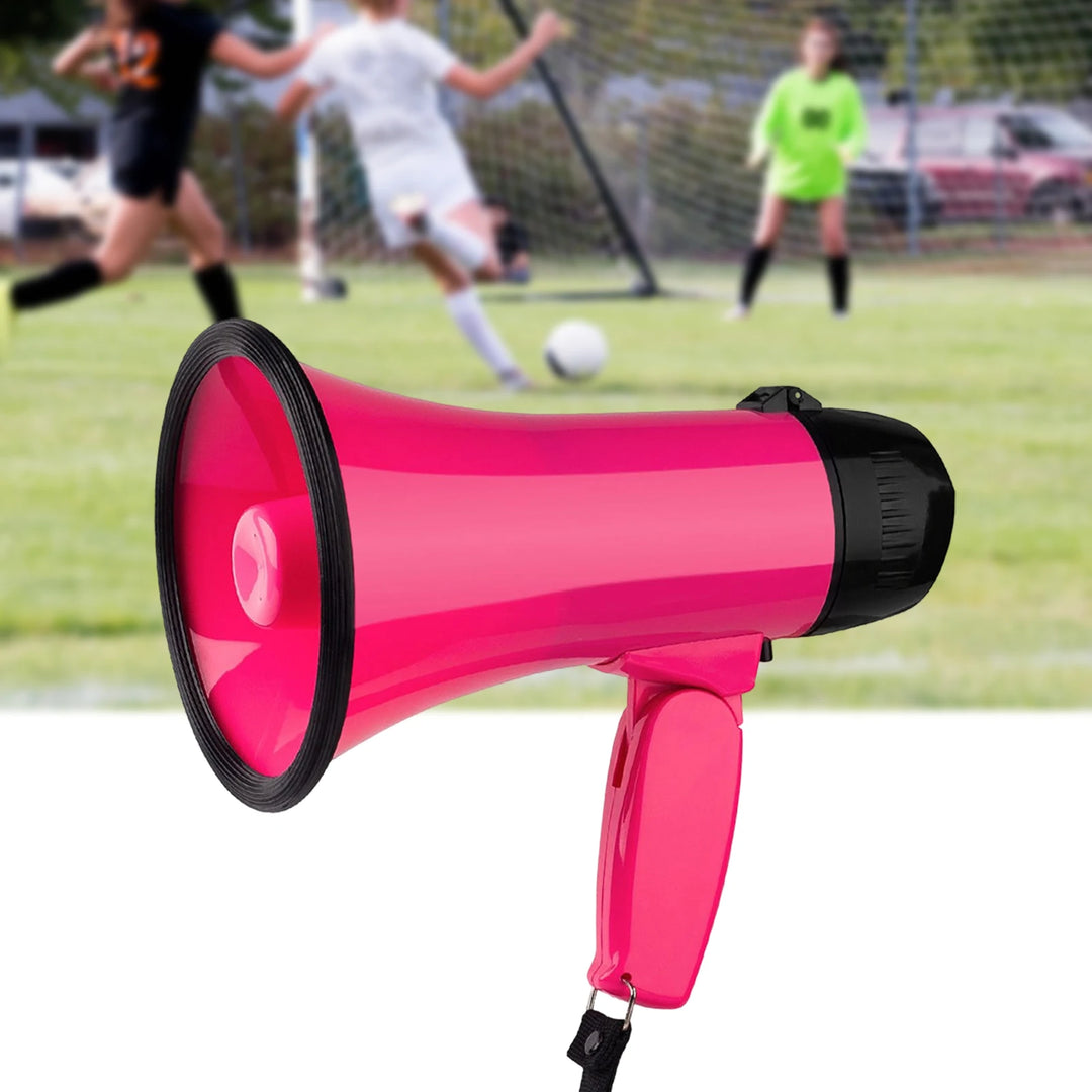 Handheld Bullhorn Megaphone Voice Lightweight Bullhorn Speaker Alarm for Football Outdoor Microphone Loudspeaker Adjustable