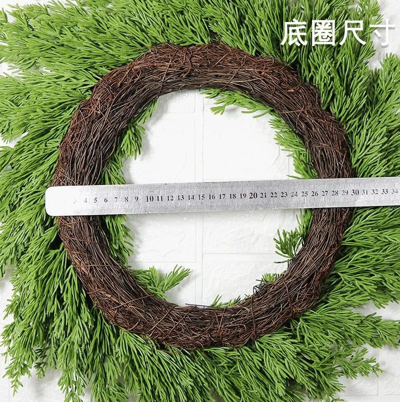 Factory Cypress Wreath Greenery Wreath for Home Garden Decoration Christmas Decorations