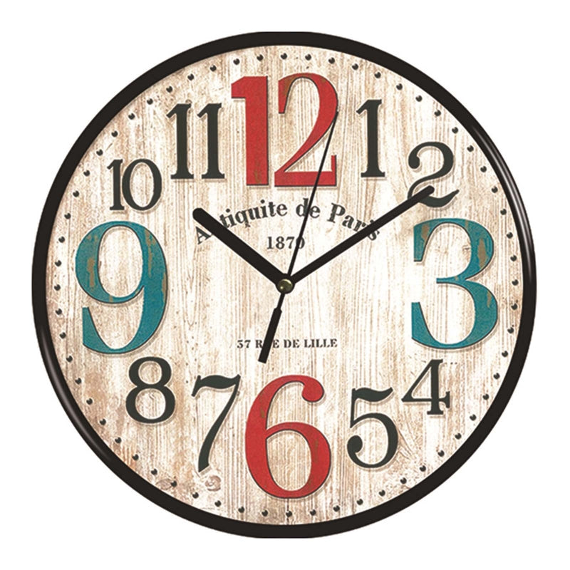 Wall Wooden Clocks Brief Design Silent Home Cafe Office Wall Decor 9inch Wall Art Large Wall Clocks 23cm Coffee Houses