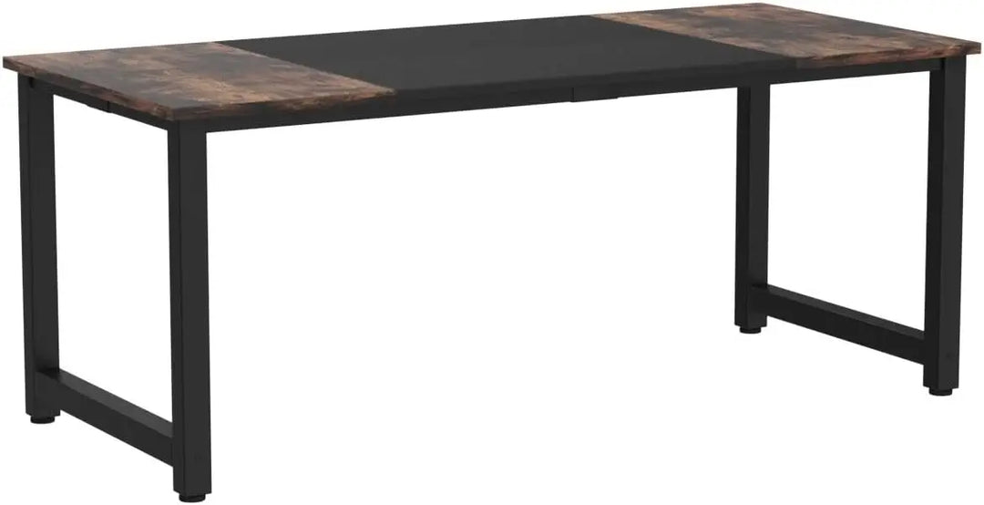 70.8 "administrative desk, large office computer desk with thickened frame, modern minimalist workstation business furniture