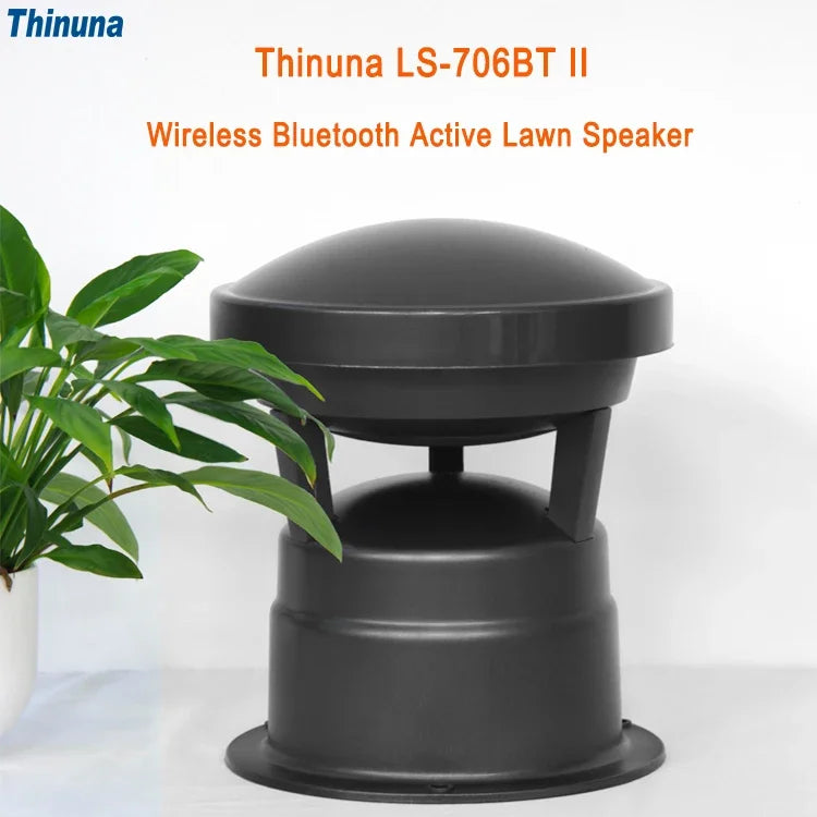 Thinuna LS-706BL PA System Waterproof Environmental Protection Outdoor Pool Lawn Speaker BT Wireless Landscape Garden Speakers