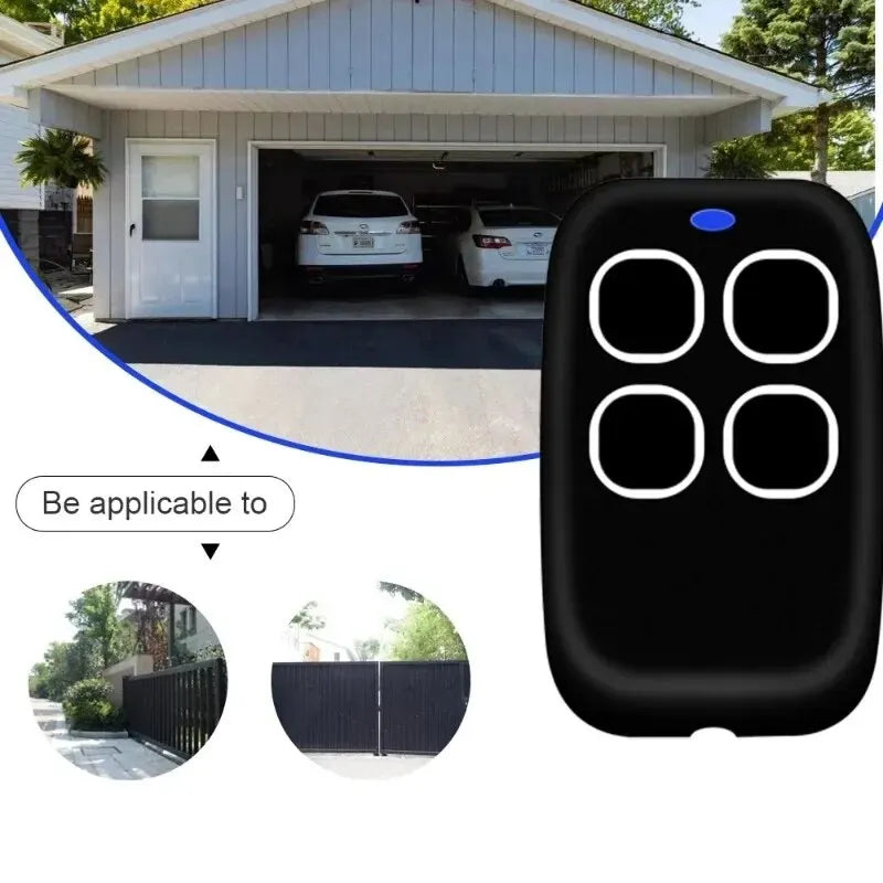 Garage Door RF Remote Control Duplicator 433MHz Code Grabber Clone Gate Key Fob Command Hand Transmiter 4 Buttons waterproof