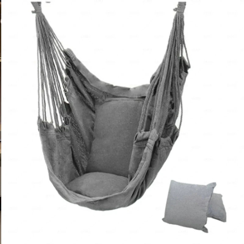 Travel Canvas Hammock Swings Garden Sport Yard Dormitory Bedroom Hanging Chair Patio Outdoor Home Swing Adult Leisure Furniture