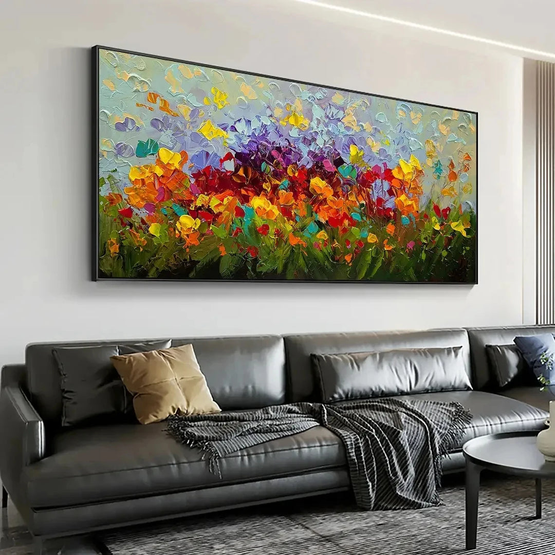 Abstract Flower Poster, Print on Canvas, for Modern Living Room, Home Décor