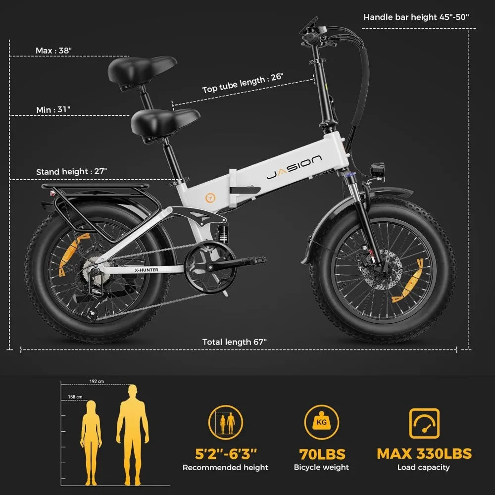 Electric Bike for Adults,1400W Peak Motor 30MPH Max Speed,48V 13AH Removable Battery