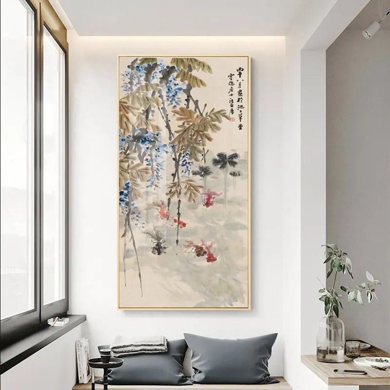 World Famous Ancient Artwork Chinese Style Landscape Wall Art Canvas Painting Poster Picture Print Office Living Room Home Décor