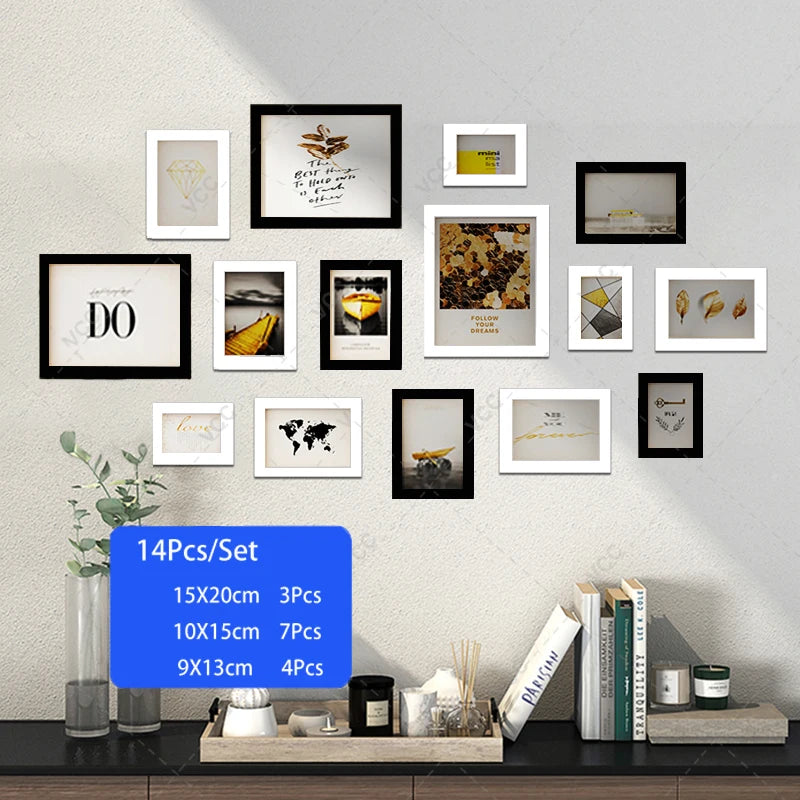 14/19Pcs Photo Frames For Pictures And Wall Décor