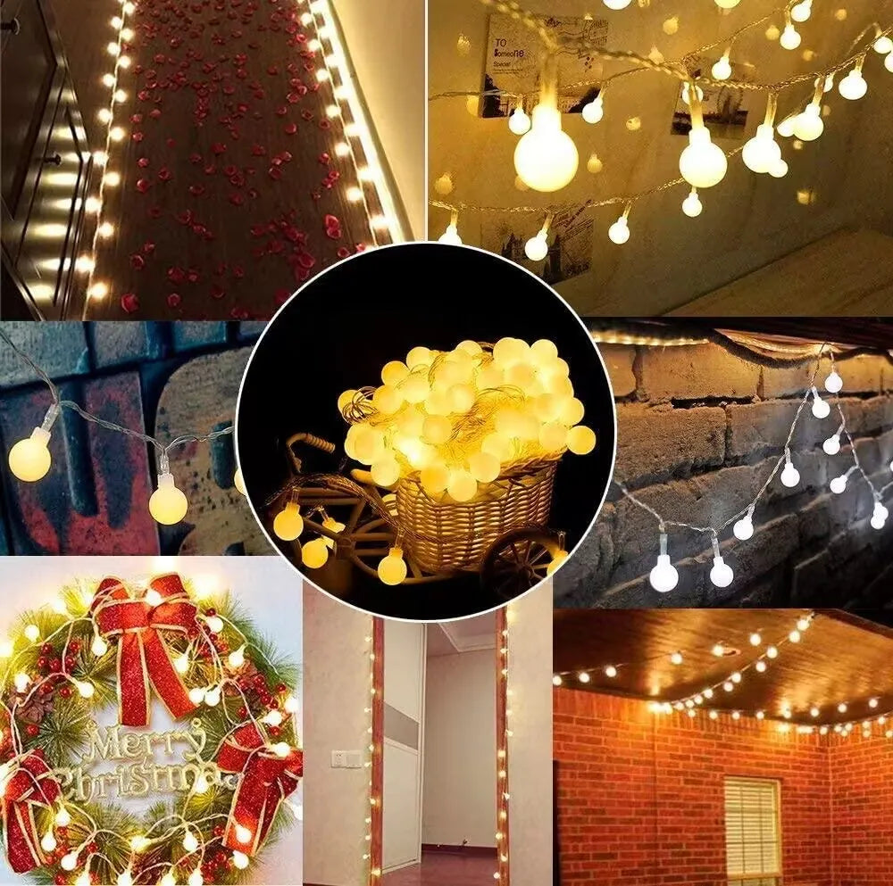 10m Ball Led Fairy USB Indoor/Outdoor Lights For Home Décor All Year Long