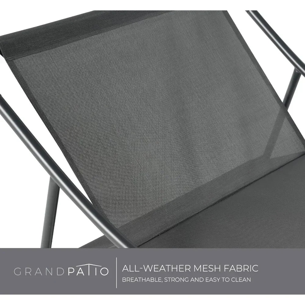 Rocking Chair Outdoor & Indoor, Metal Patio Lounge Rocking Chair with Thick Cushion,Comfy Modern for Living Room,Porch,Backyard