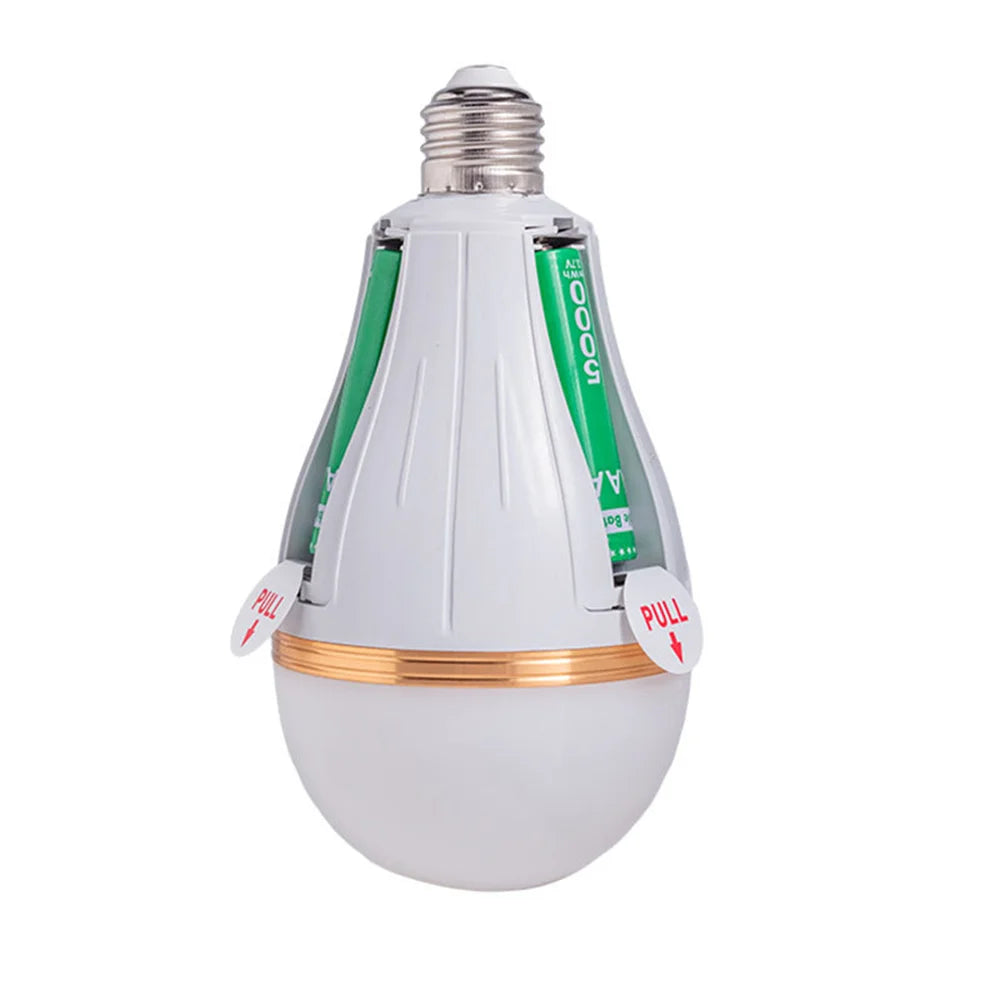 LED Bulb Light Smart Charging Chip Power Failure Emergency Home 18650 Battery Flicker-Free with Hook Detachable Emergency Bulb