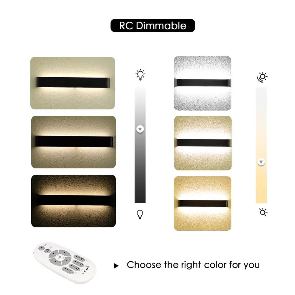 Dimmable Led Wall Sconce Light Decor Wall Lamp Living Room Bedroom Indoor Wall Light For Home Aluminum Wall lighting Fixture