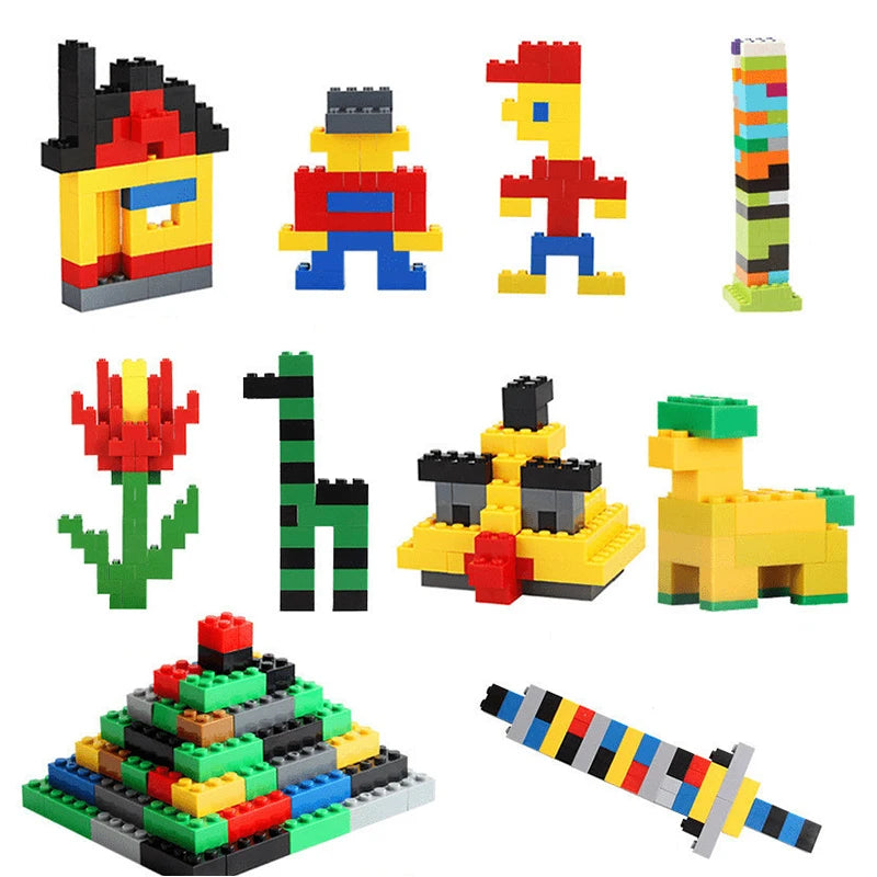 small particle building blocks in bulk for parent-child interaction to build puzzle building block toys