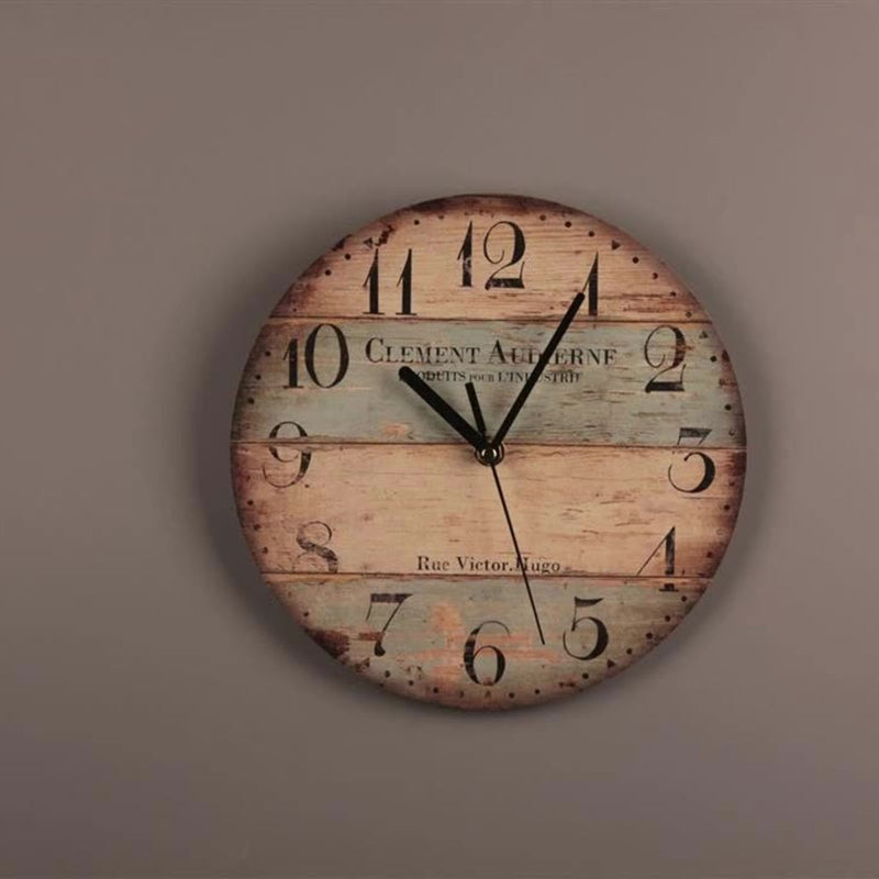 Wall Wooden Clocks Brief Design Silent Home Cafe Office Wall Decor 9inch Wall Art Large Wall Clocks 23cm Coffee Houses