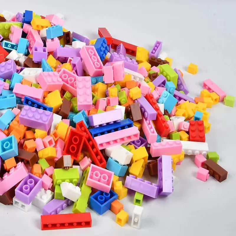 small particle building blocks in bulk for parent-child interaction to build puzzle building block toys