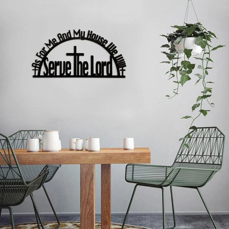 X6HD Faith inspired Metal Sign Christian Bible Wall Decorations Religious Home and Office Decor Enhances Your Interior Styles