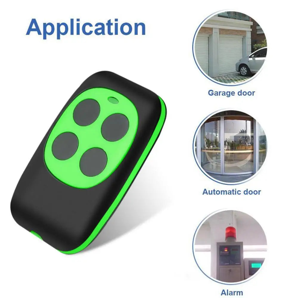 Garage Door RF Remote Control Duplicator 433MHz Code Grabber Clone Gate Key Fob Command Hand Transmitter 4 Buttons waterproof