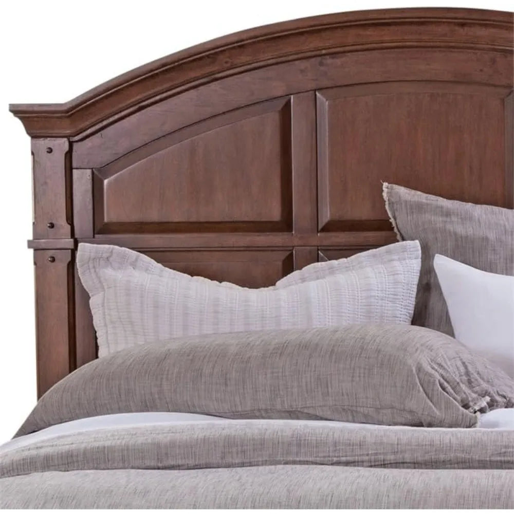 Sedona Cinnamon Cherry King Size Wood Panel Headboard ,Original Bed Headboards Large Bed Headboards