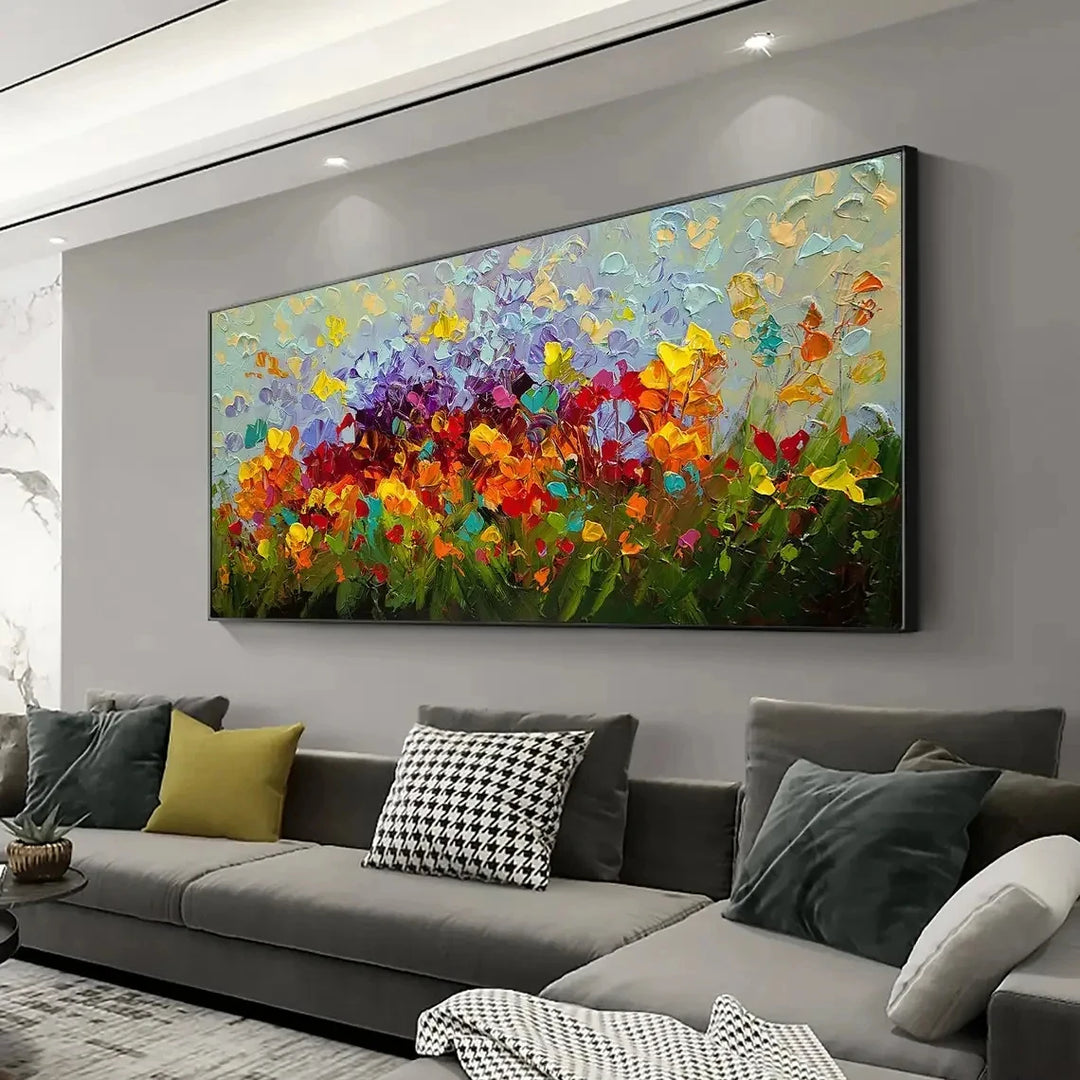 Abstract Flower Poster, Print on Canvas, for Modern Living Room, Home Décor