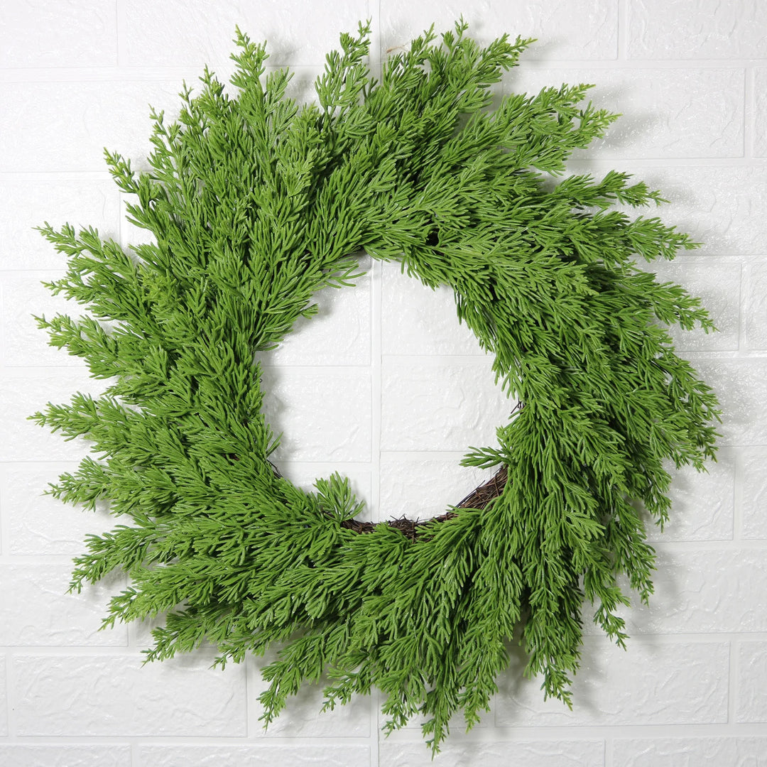 Factory Cypress Wreath Greenery Wreath for Home Garden Decoration Christmas Decorations