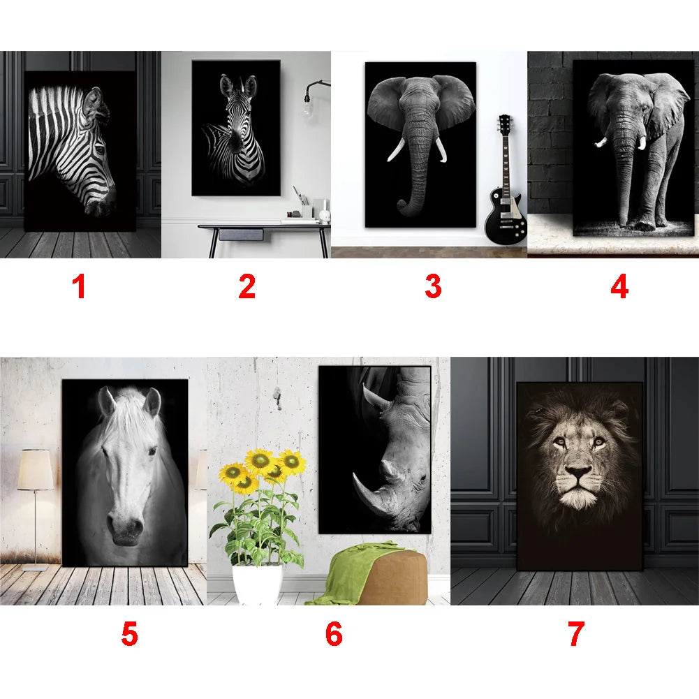 Zebra Modern Home Office Room Animal Pictures Living Room Canvas Painting Wall Picture Wall Artwork