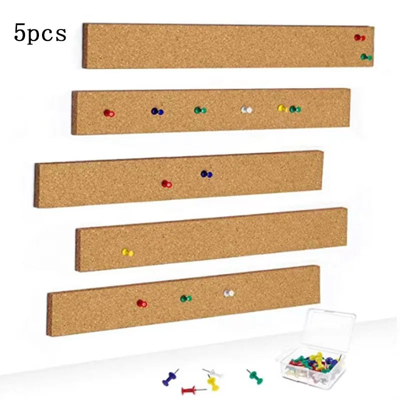 Cork Board Strips Self Adhesive Cork Board for Walls Desks Homes Classrooms Offices Ideal Notes Photos Schedules Wall Decoration