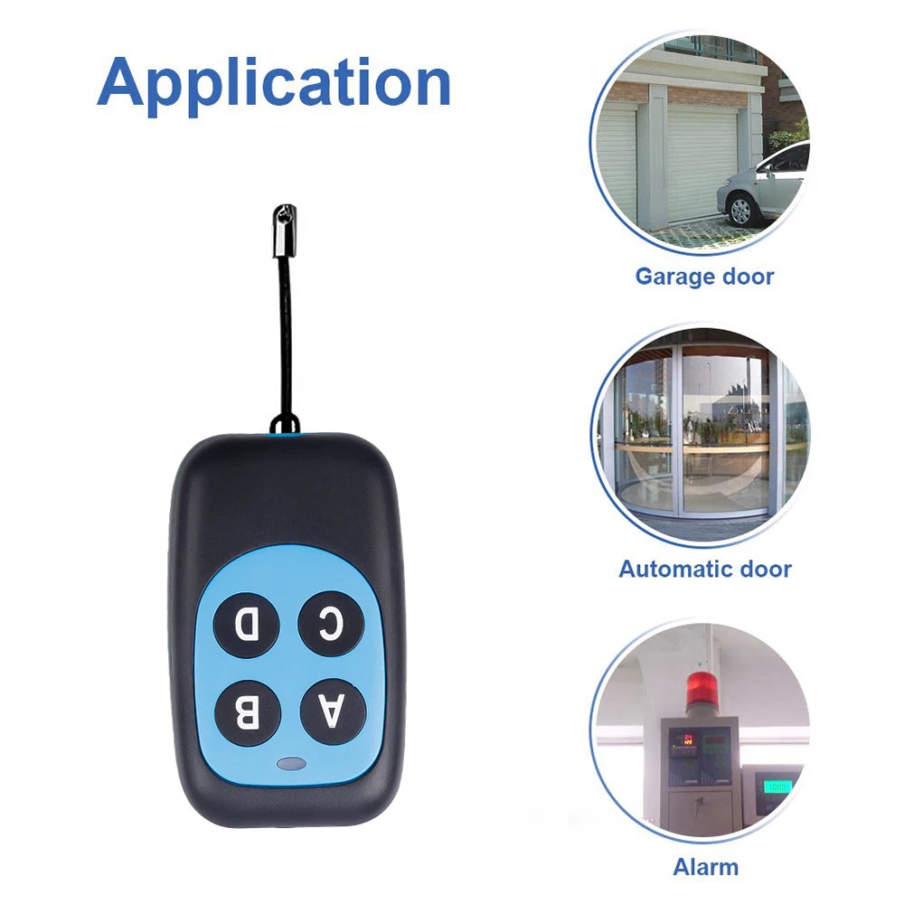 250-868MHz Multi Frequency Remote Control 315/433Mhz Auto Copy Duplicator for Home Electric Garage Door Gate Opener Key