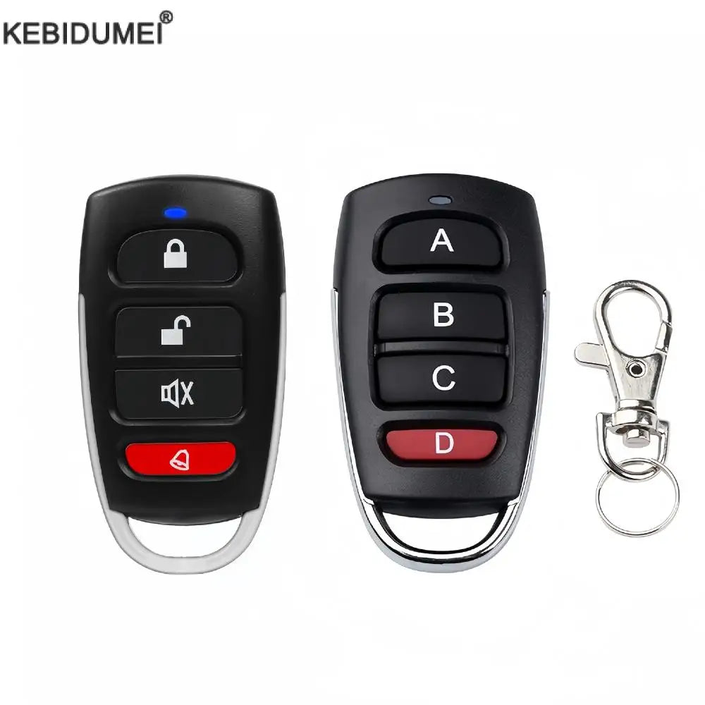 KEBIDUMEI 433Mhz Copy Remote Control Auto 4 Keys Code Garage Gate Door Garage Door Control Duplicator Portal Remote Control Key