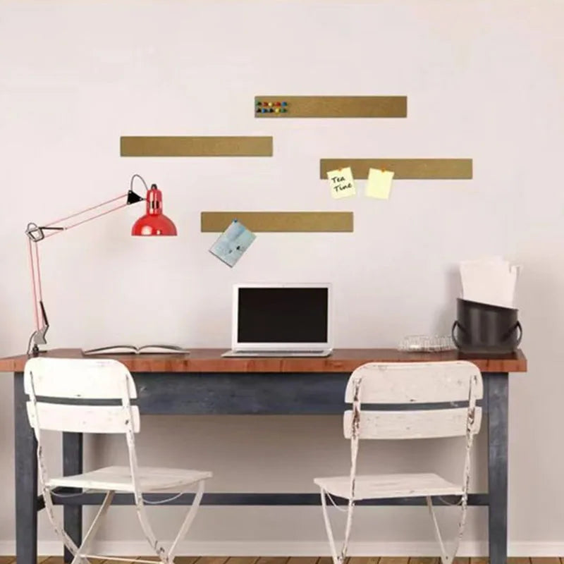 Cork Board Strips Self Adhesive Cork Board for Walls Desks Homes Classrooms Offices Ideal Notes Photos Schedules Wall Decoration