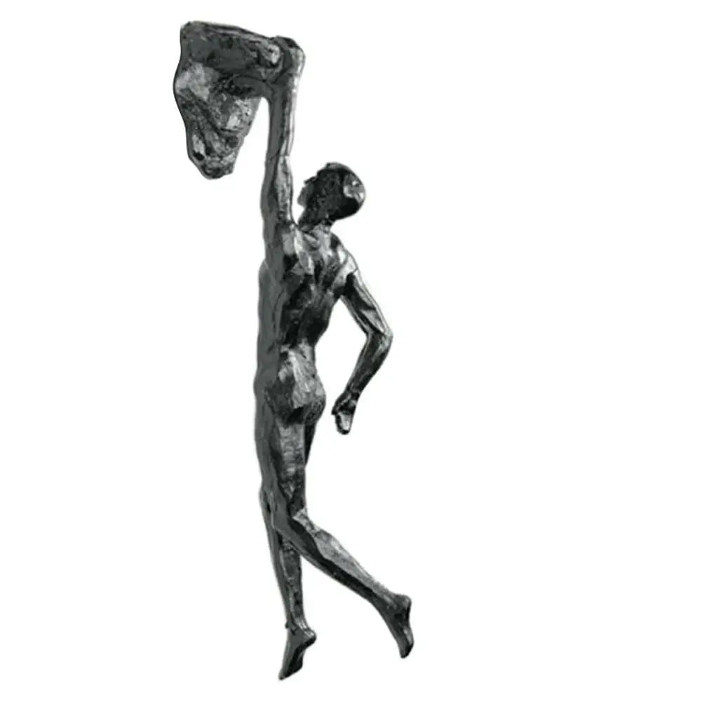 Creative Rock Climber Resin Pendant Wall Hanging Decorative Sculpture Ornaments Retro European Climber