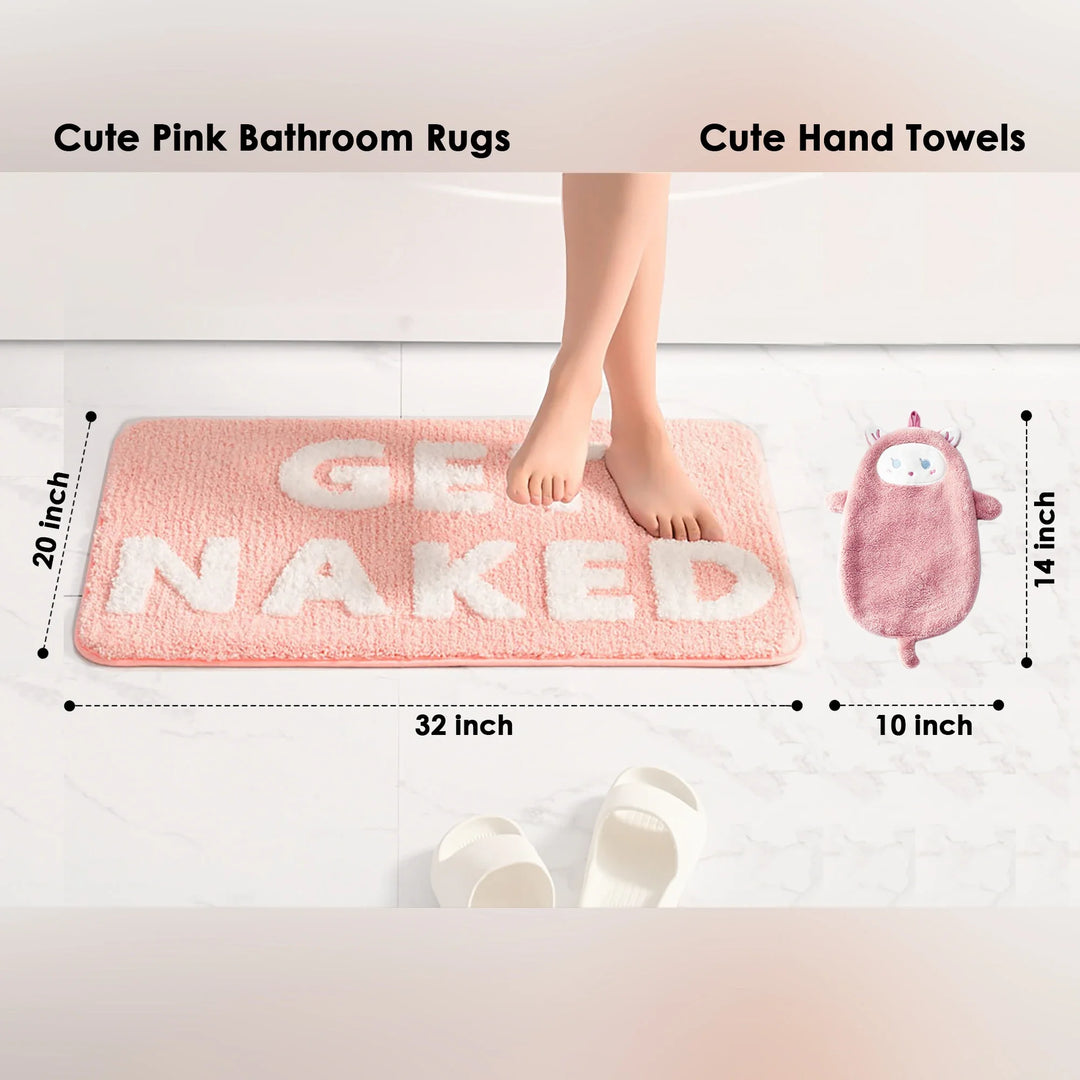 Flocking Thickened Floor Mat Entry Door Mat Bathroom Rug Anti-skid Bathroom Mat Set Entrance Carpet  Kitchen Foot Mat