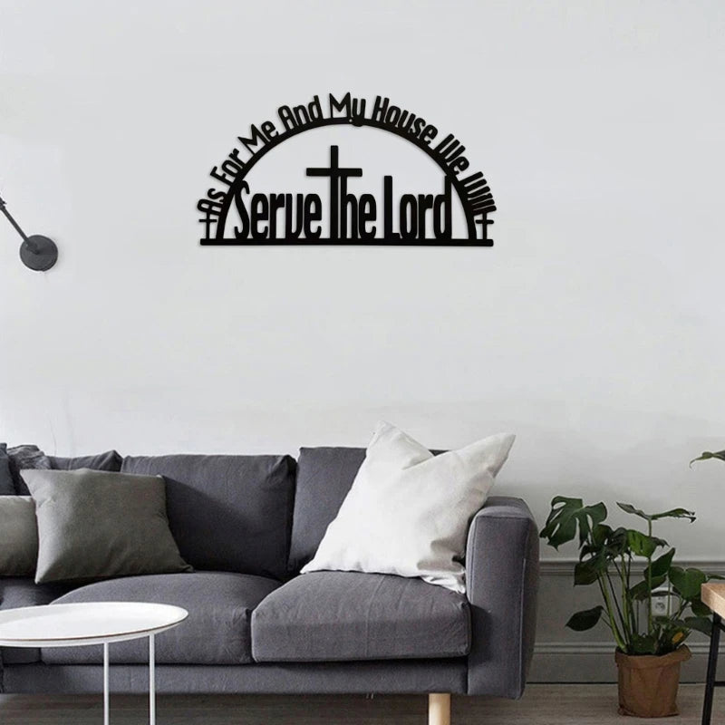 X6HD Faith inspired Metal Sign Christian Bible Wall Decorations Religious Home and Office Decor Enhances Your Interior Styles