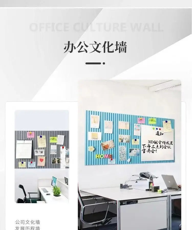 Customized Felt Wall Sticker Bulletin Boards Message Board Living Room Office Decoration Acoustic Panels Nursery Artwork Display