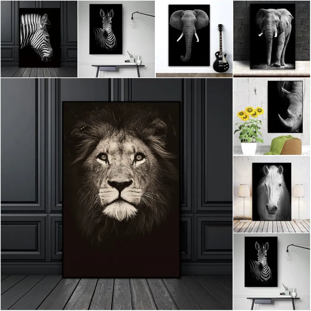 Zebra Modern Home Office Room Animal Pictures Living Room Canvas Painting Wall Picture Wall Artwork